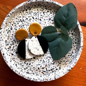 Handmade polymer clay earrings in the style Ashley